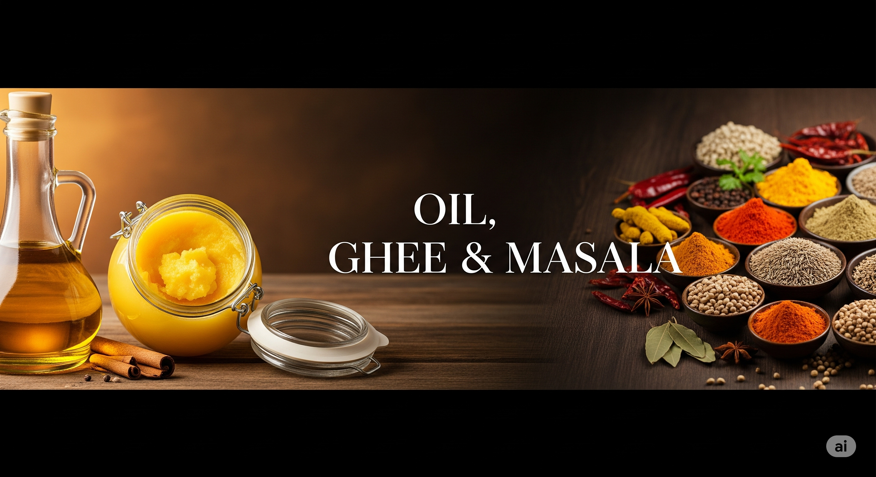 Oil, Ghee & Masala