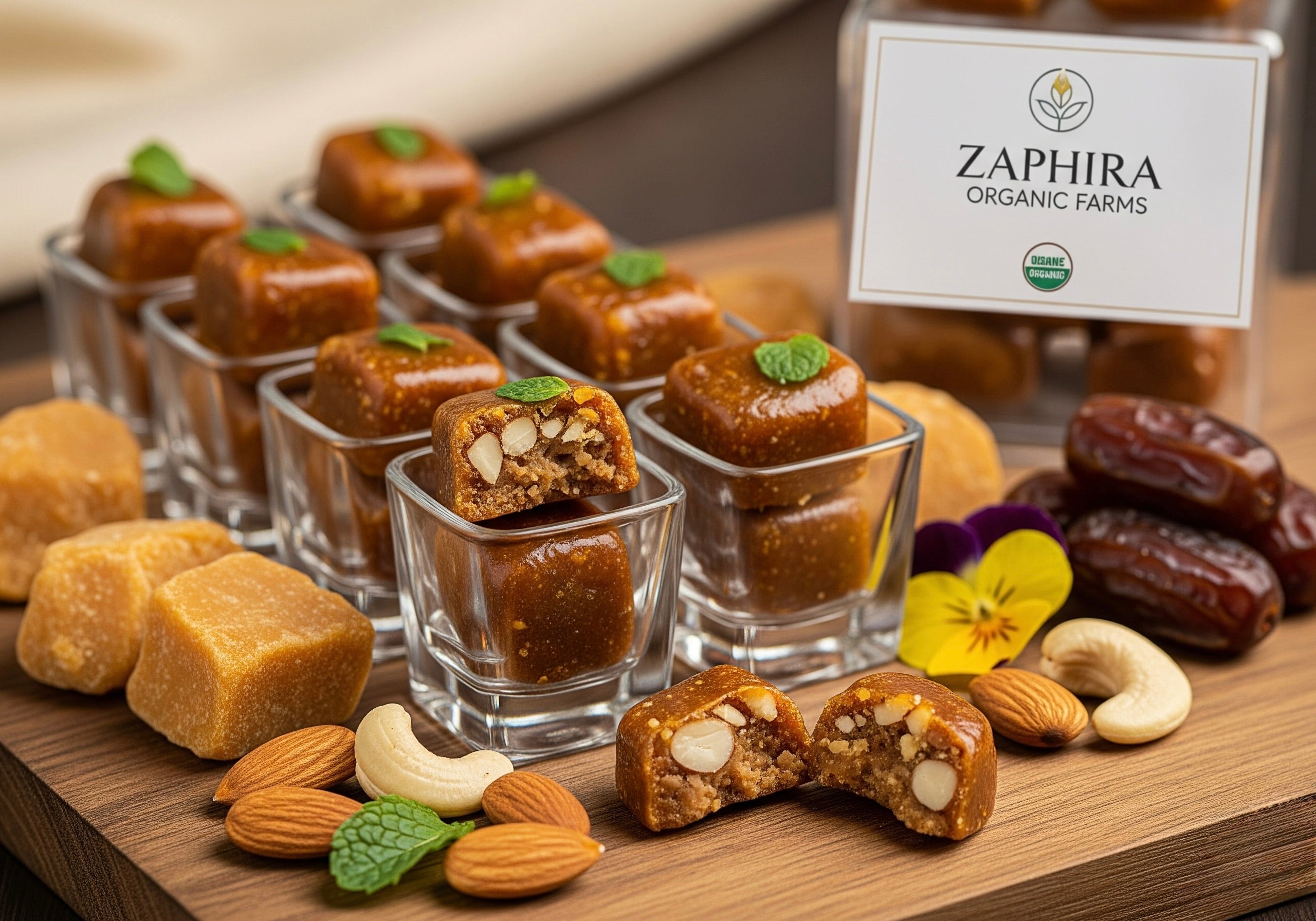 Jaggery Toffee Shots (Healthy Candy)