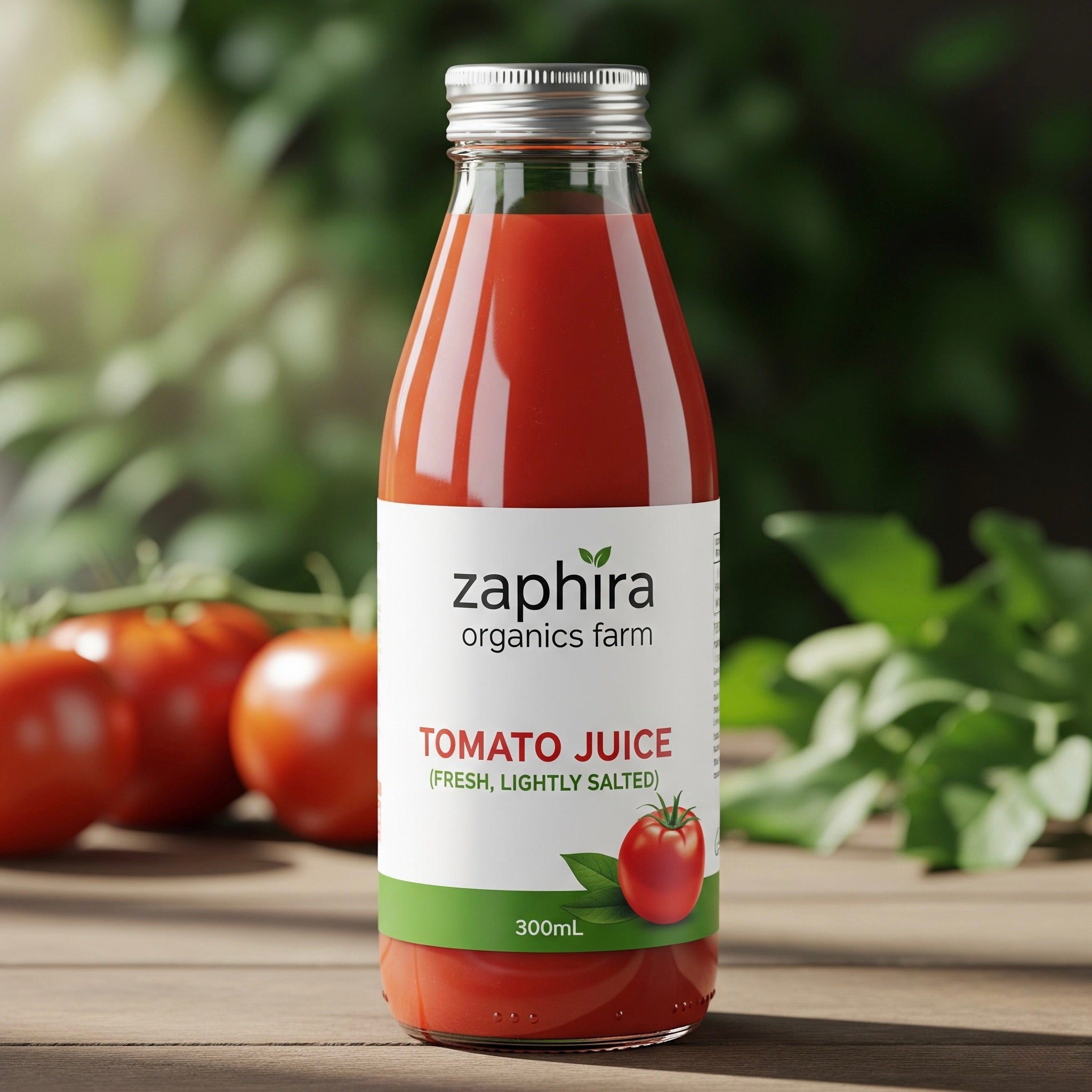 Tomato Juice (Fresh, Lightly Salted) (300ml)