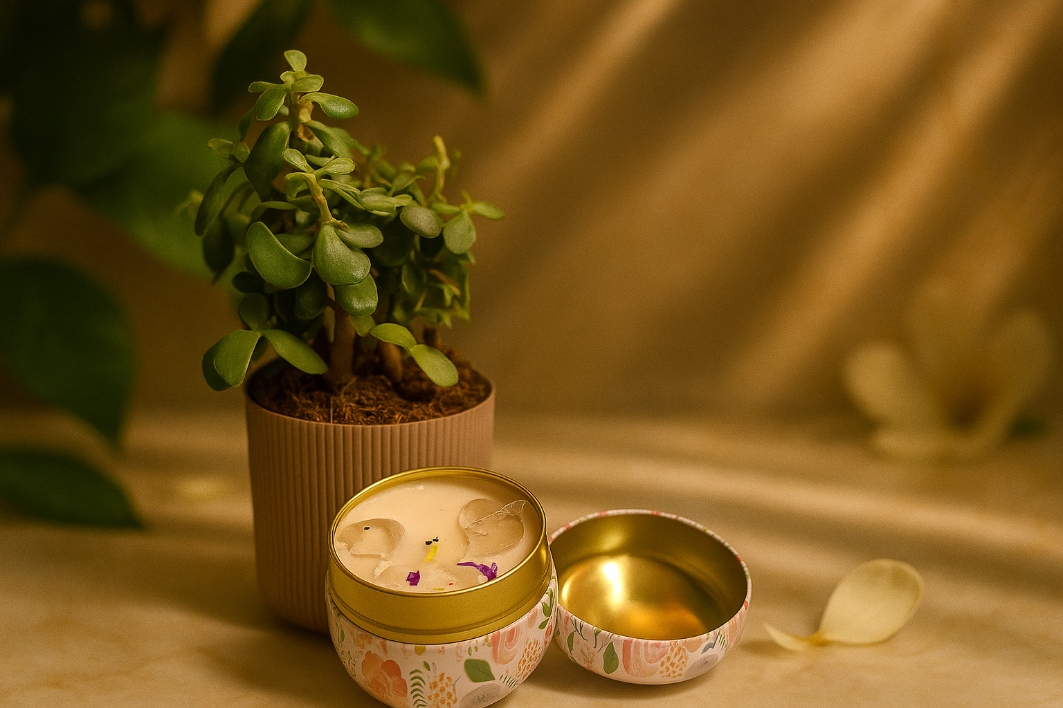 Honey Oud - Luxury Amber Jar Candle NoorbyShayan