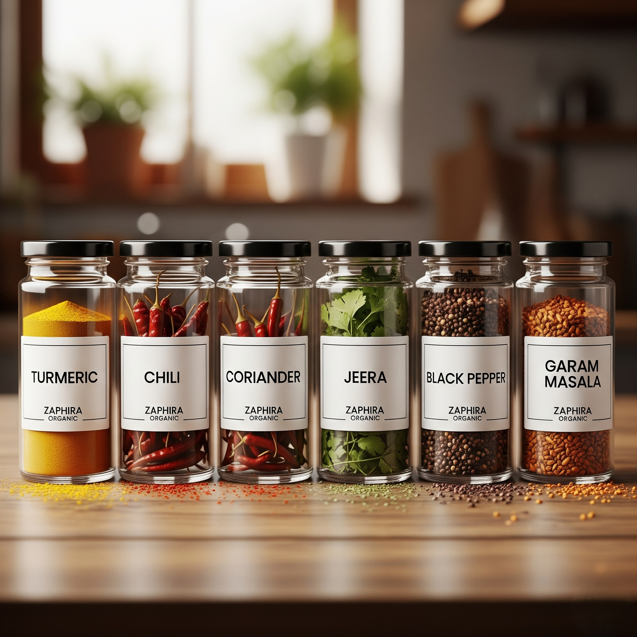 Basic Kitchen Masala Pack (6 jars)