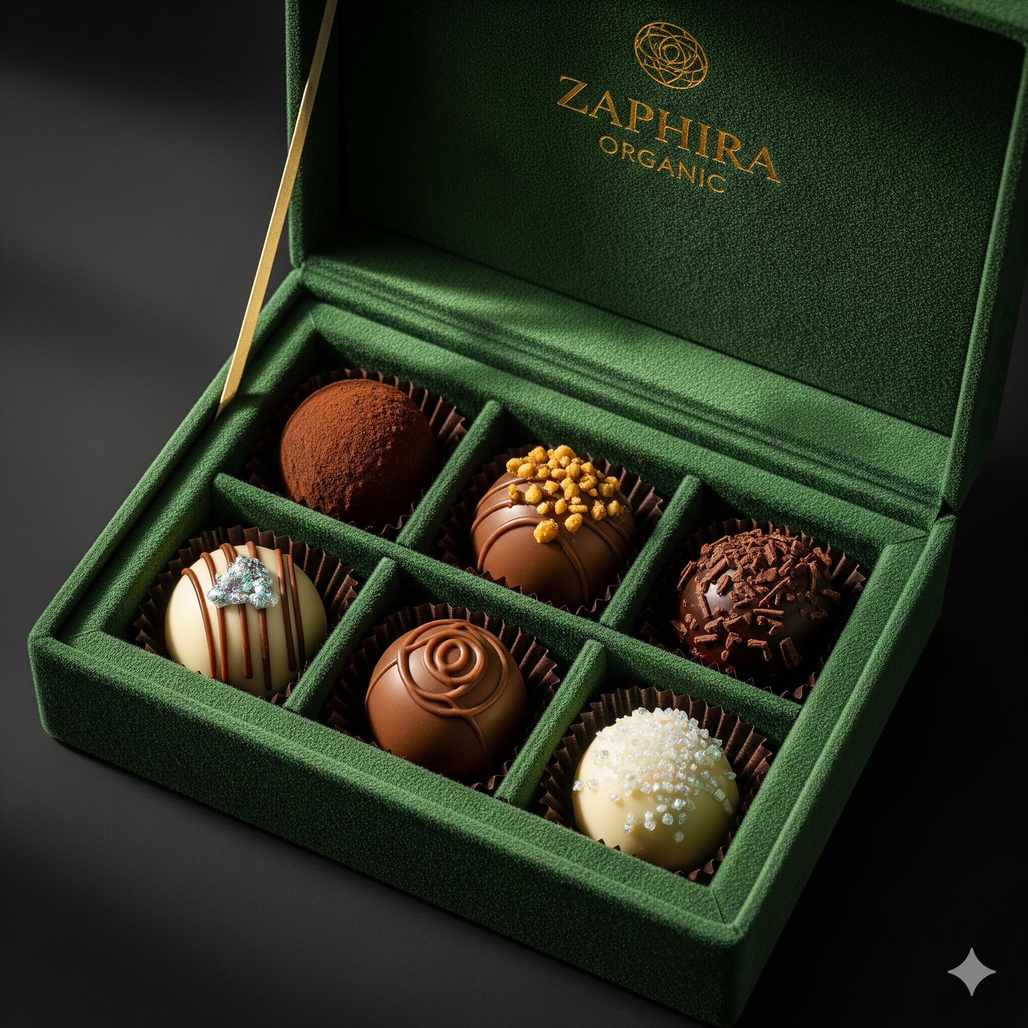 Classic Assorted Truffles (Dark / Milk / White) 12 pcs