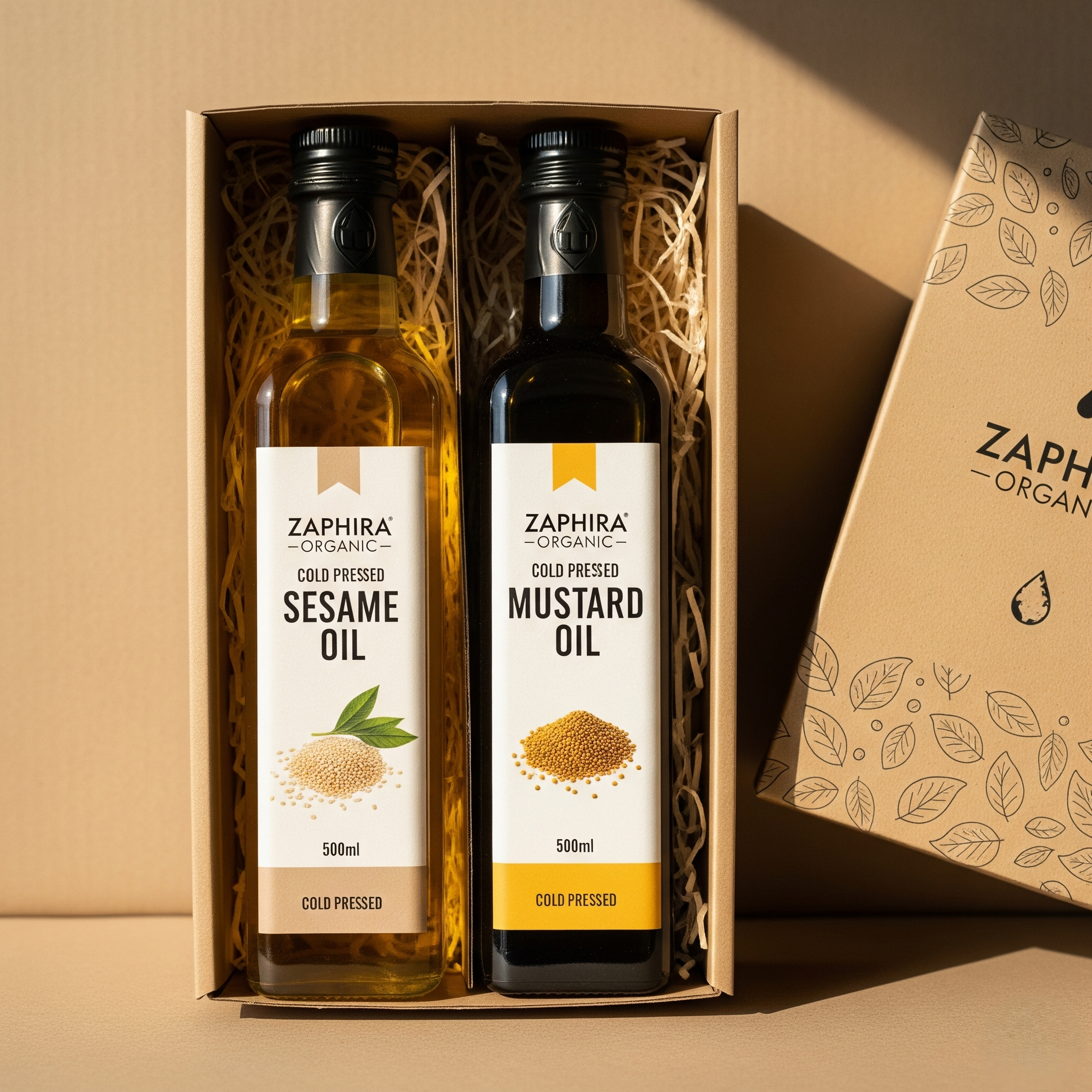 Cold Pressed Oil (Sesame/Mustard, 500ml)