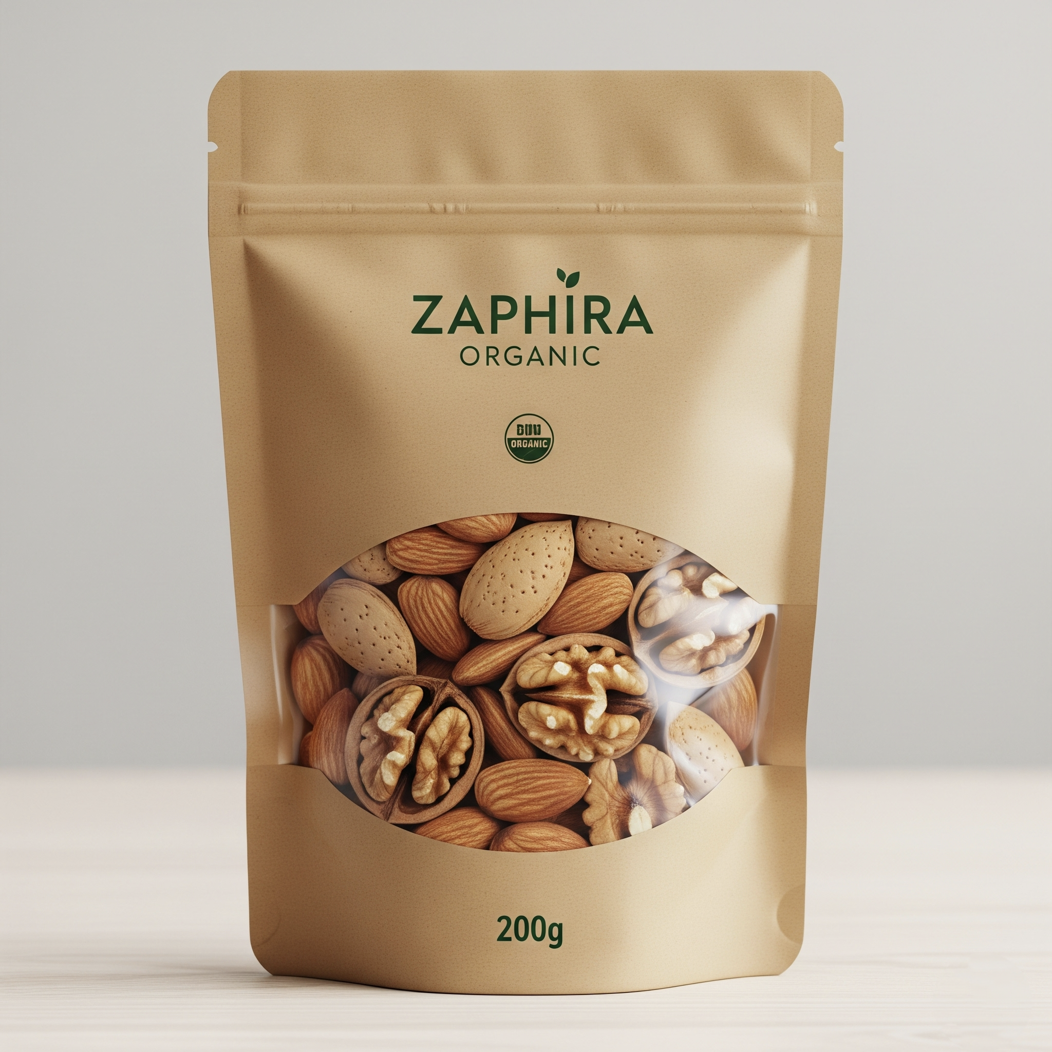 Dry Fruits Pouch (Almonds/Walnuts, 200g)