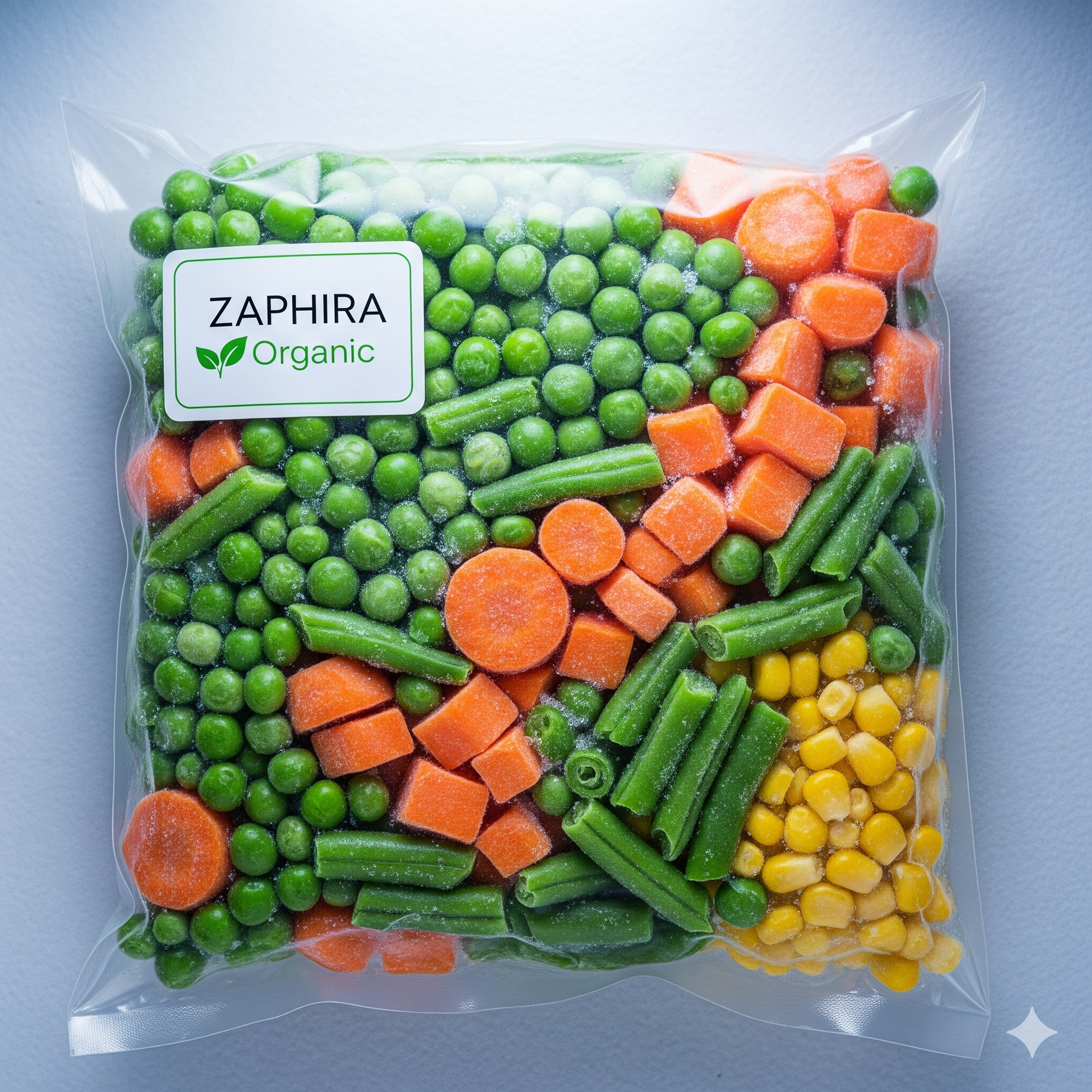 Frozen Mix Veg(Peas, Carrot, Beans, Corn)