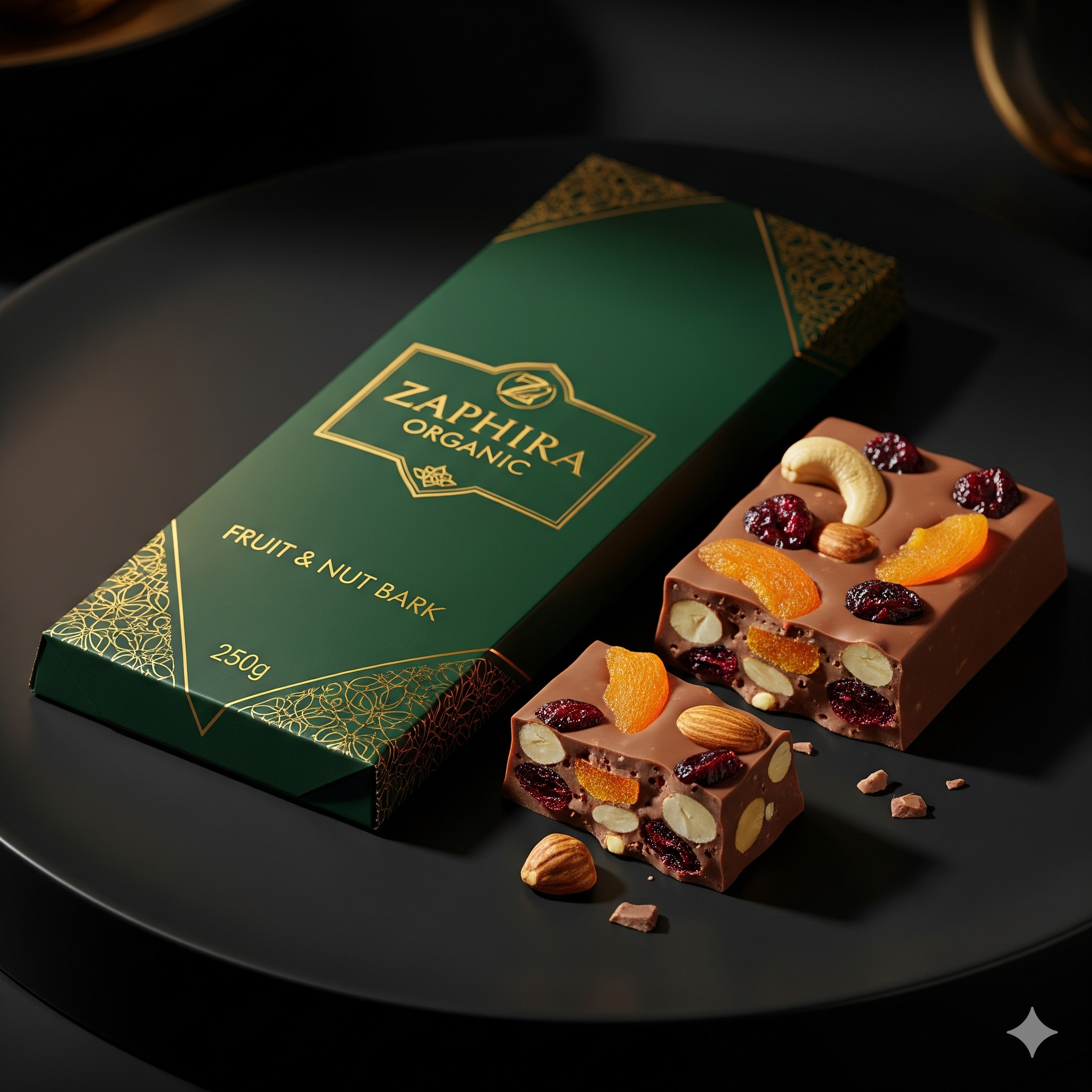 Fruit & Nut Bark (Mixed Dried Fruits) Bar 250g