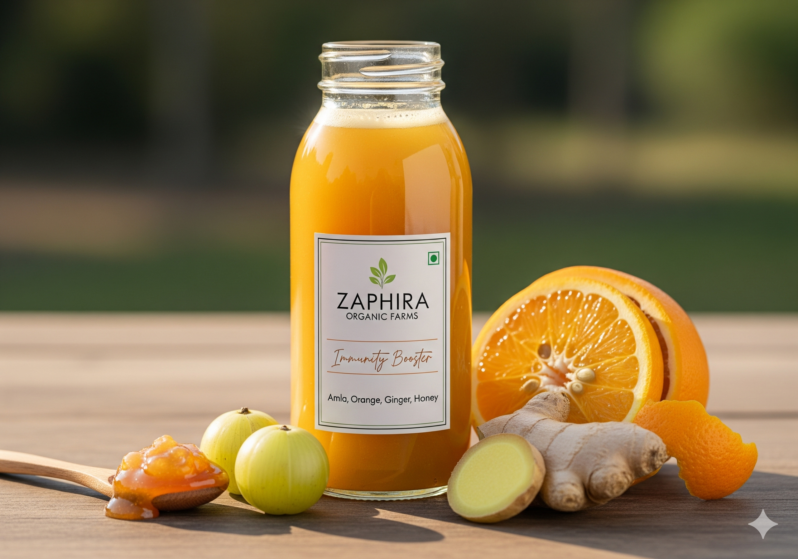 Immunity Booster Juice (Amla, Orange, Ginger, Honey)