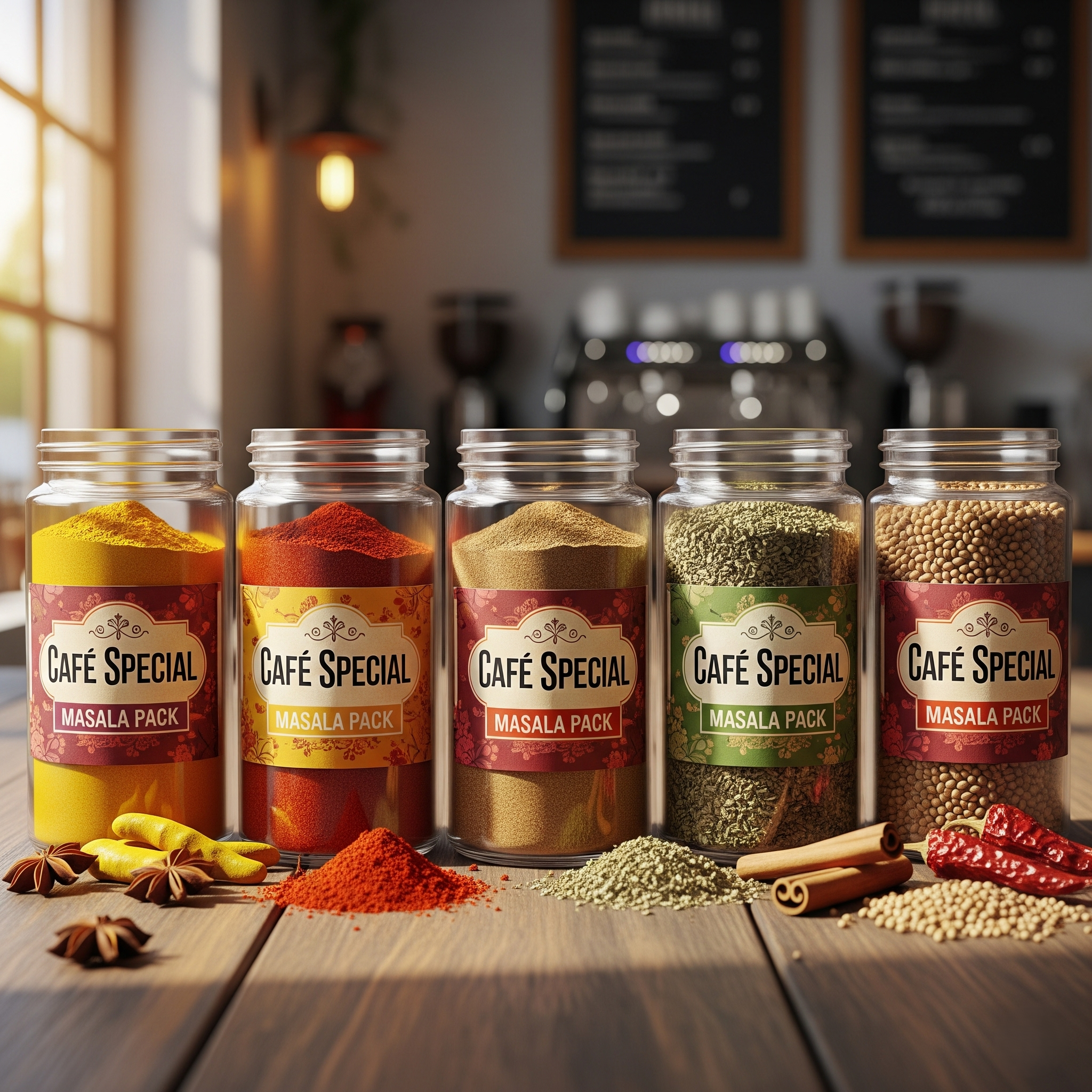 Café Special Masala Pack (5 jars)