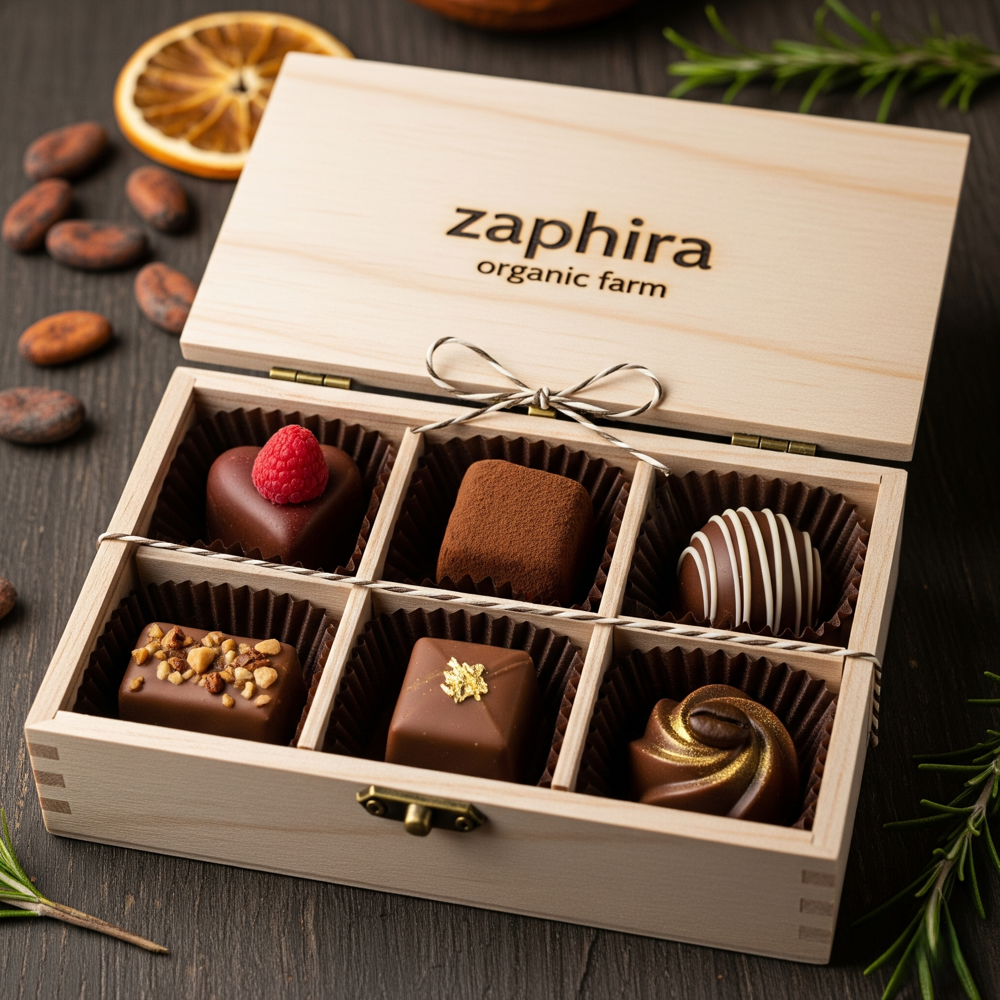 Handmade Chocolate Box (6 pcs)