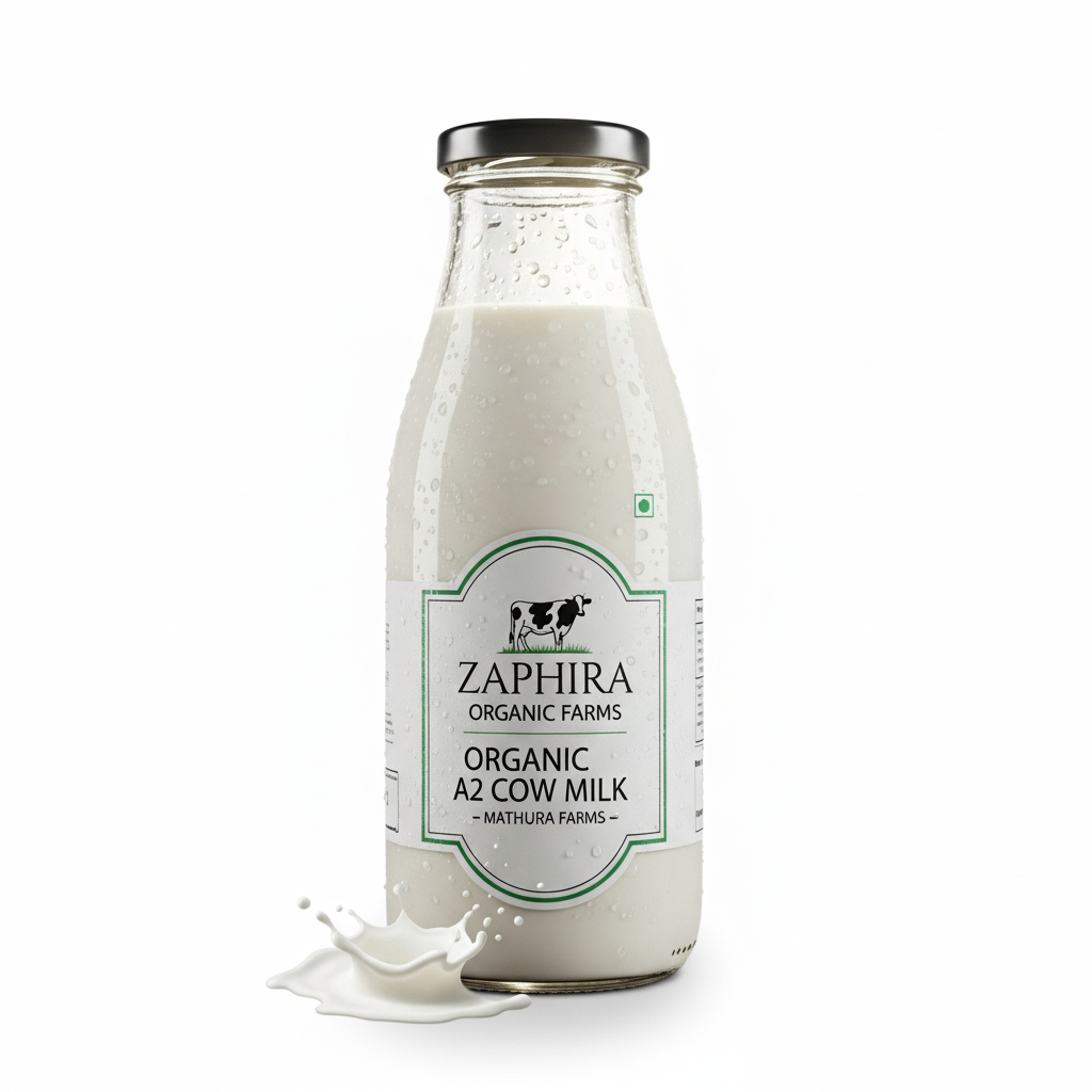 Organic A2 Cow Milk (Mathura Farms)