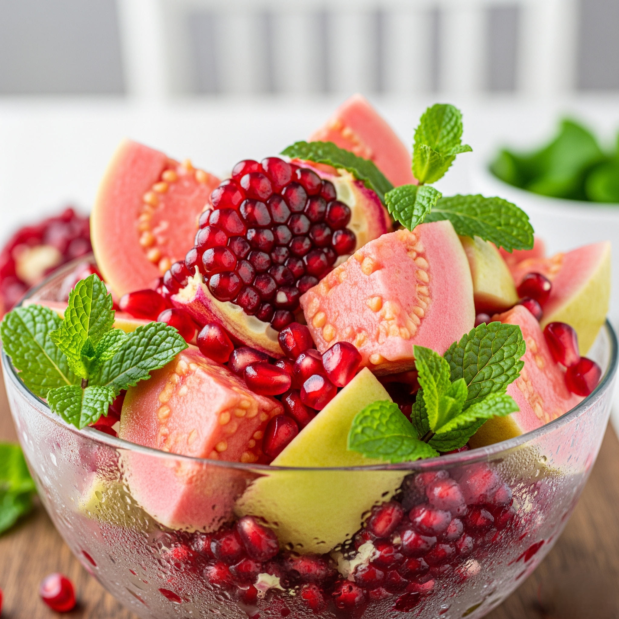 Guava-Pomegranate Fusion Bowl