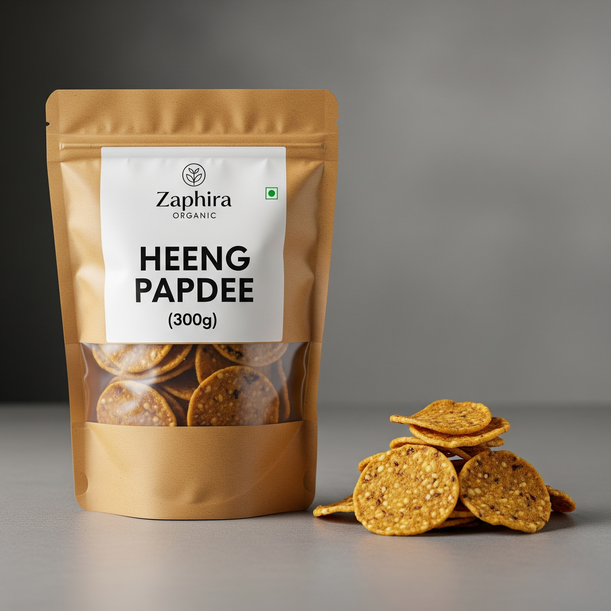 Hing Papdi 300G 300g - Traditional Indian Namkeen from Zaphira