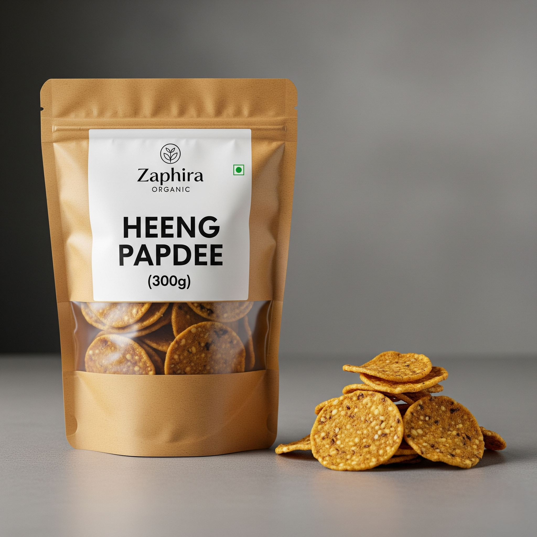 Hing Papdi 300G 300g - Traditional Indian Namkeen from Zaphira