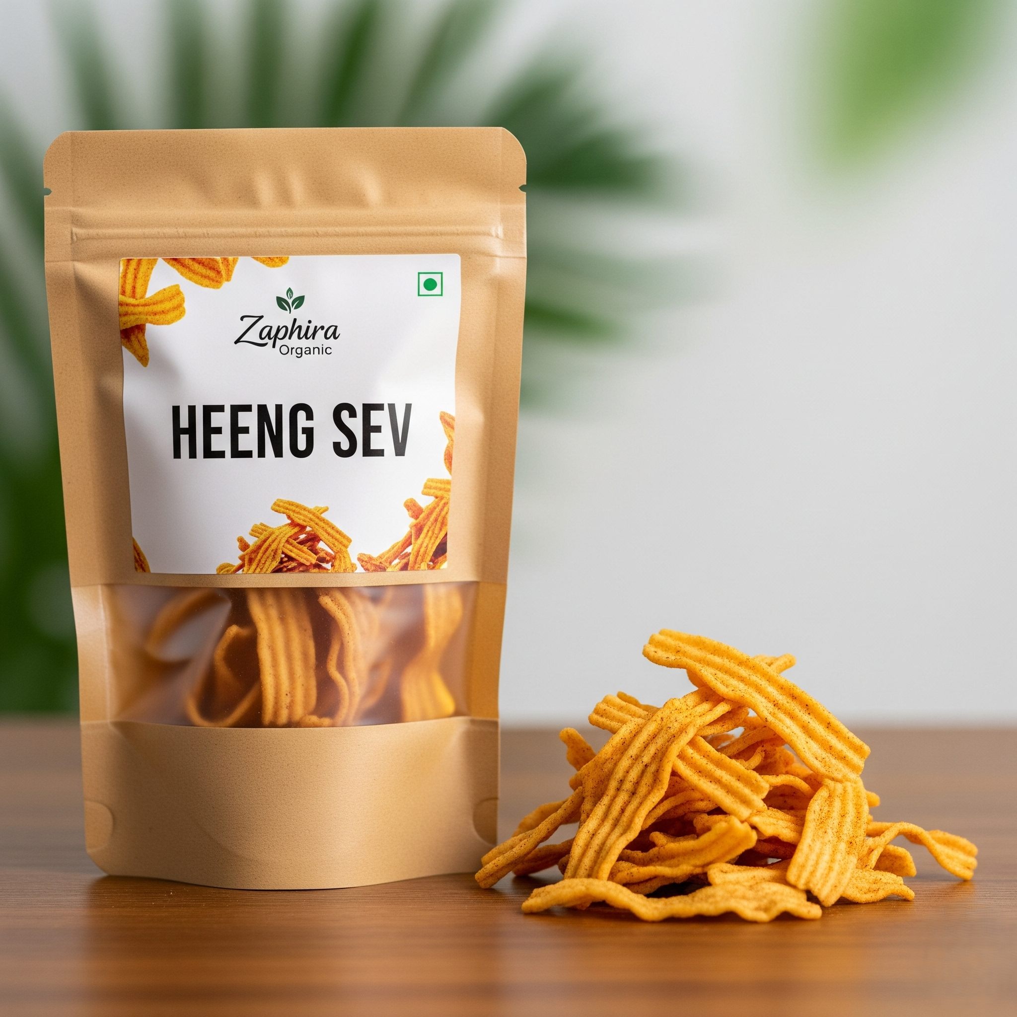 Hing Sev 250g - Traditional Indian Namkeen from Zaphira