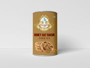 Honey Oat Raisin Cookies