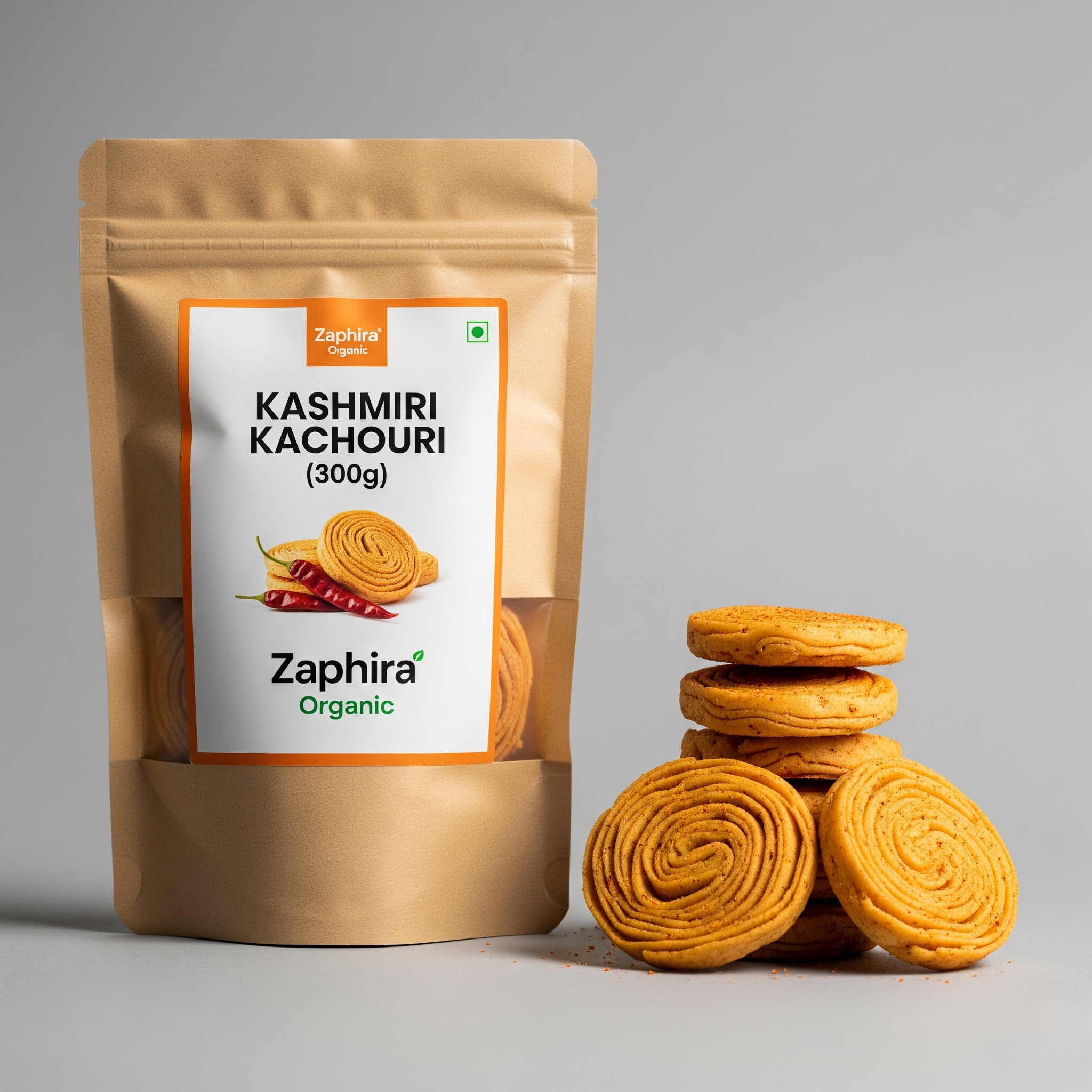 Kashmiri Kachori 300G 300g - Traditional Indian Namkeen from Zaphira