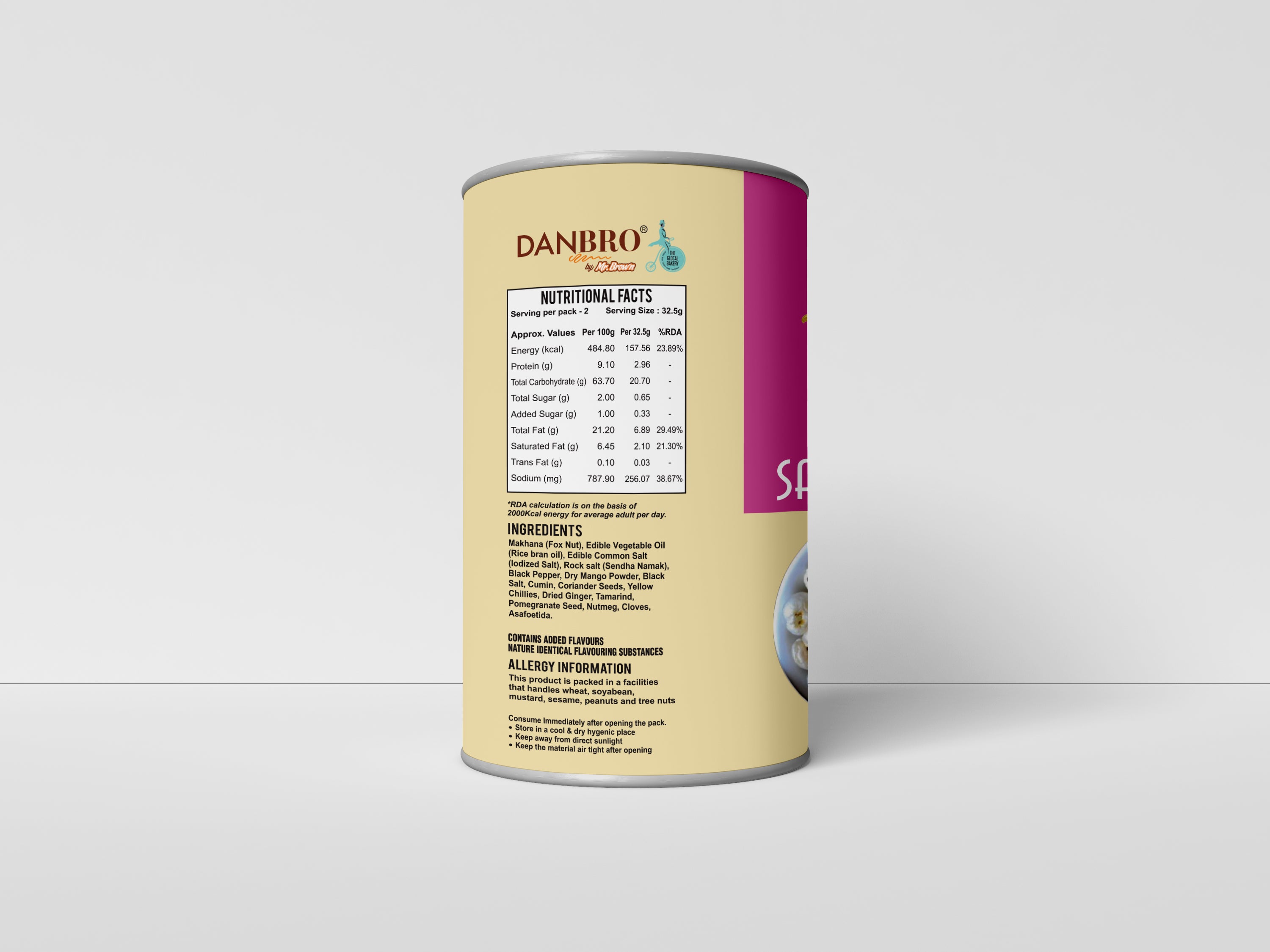 DB Makhana Salt n Pepper Box (80g)