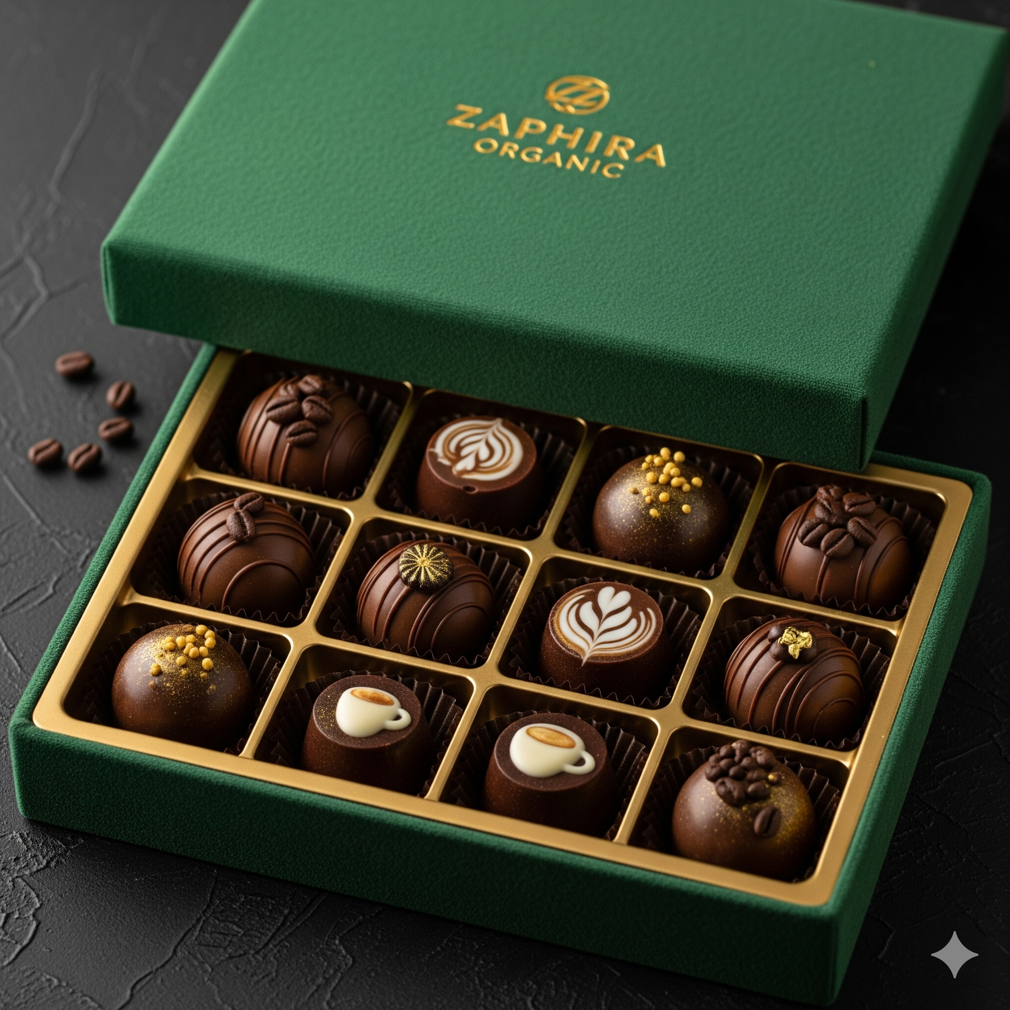 Mocha Coffee Truffles 12 pcs