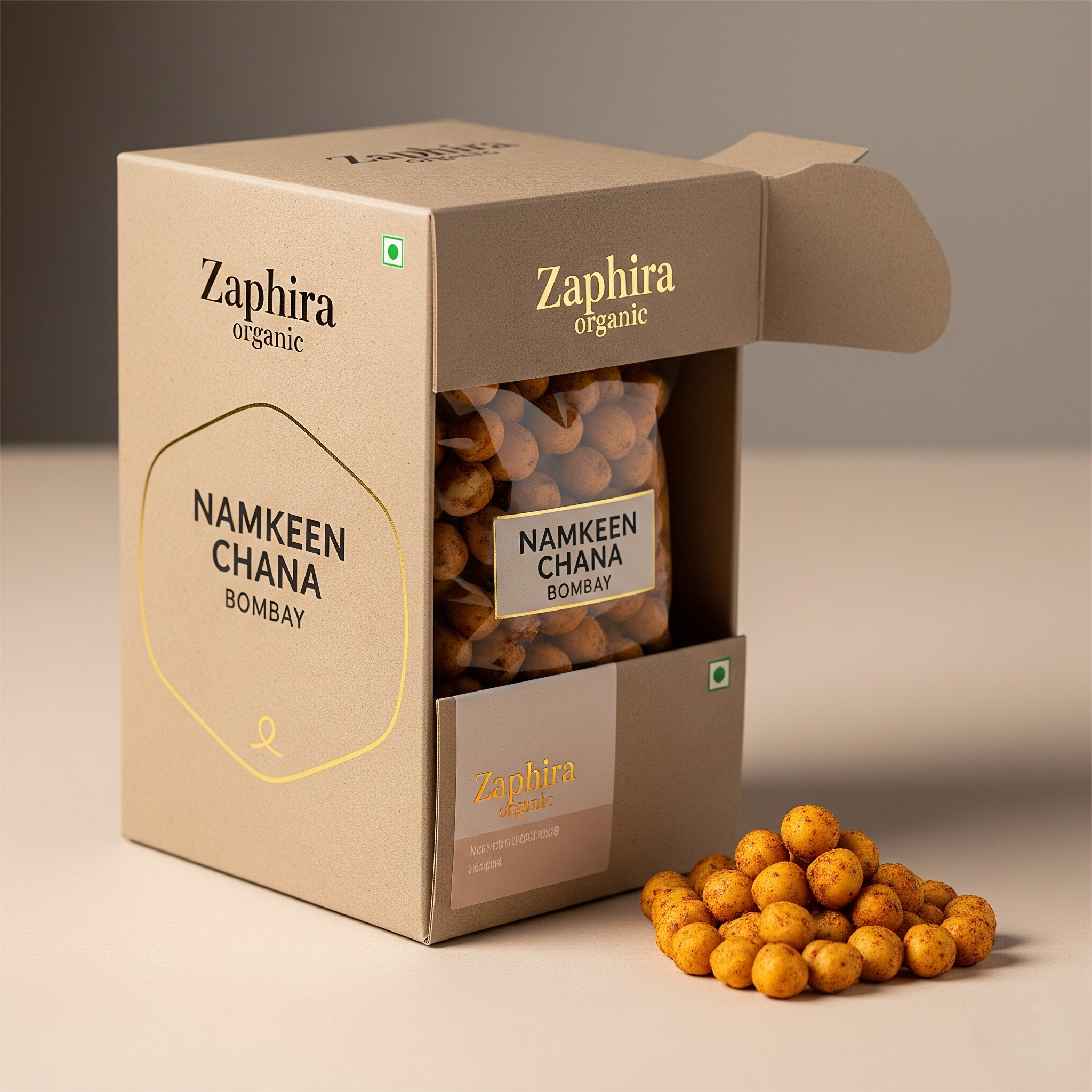 Chana Bombay Box 250g - Traditional Indian Namkeen from Zaphira