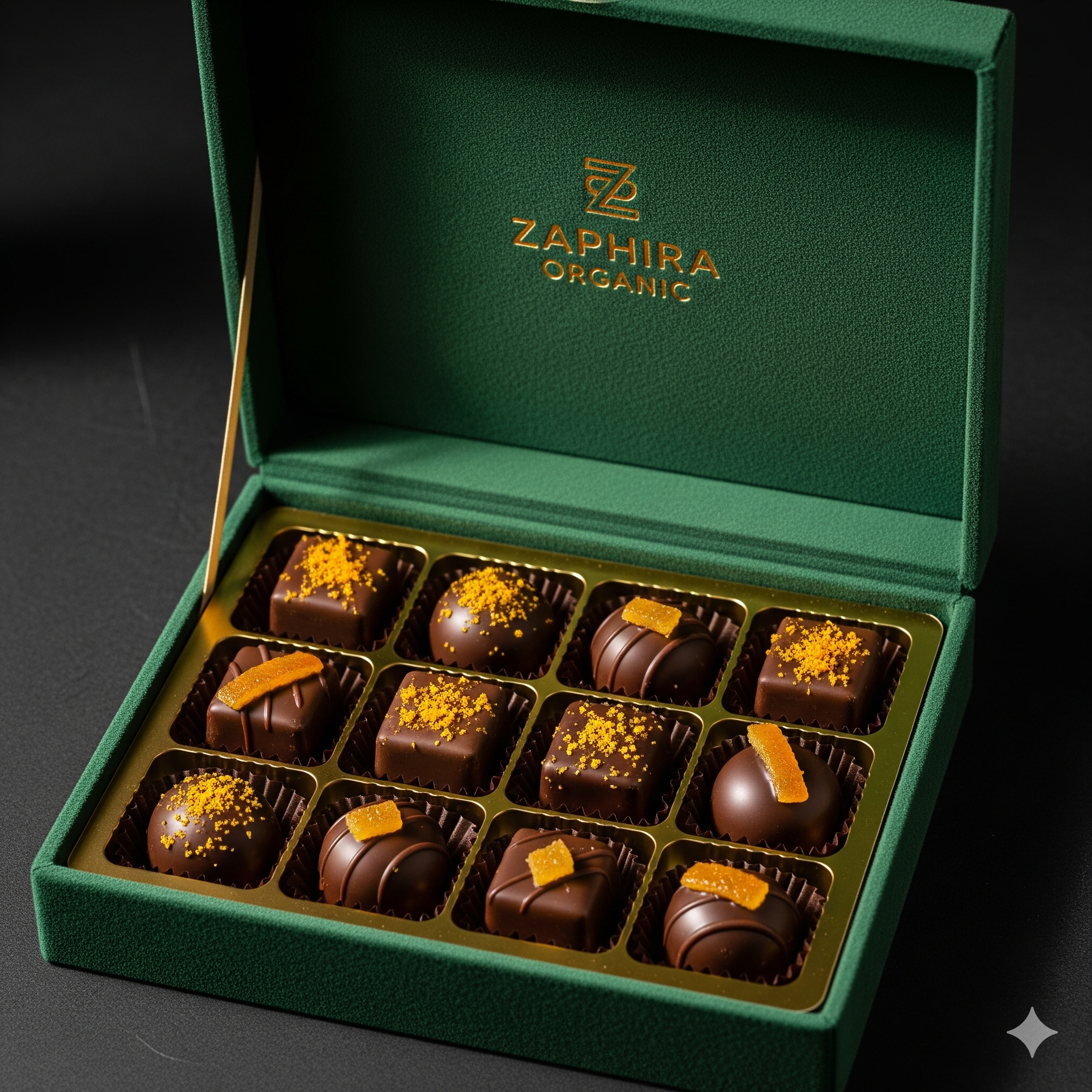 Orange Zest Belgian Bites 12 pcs