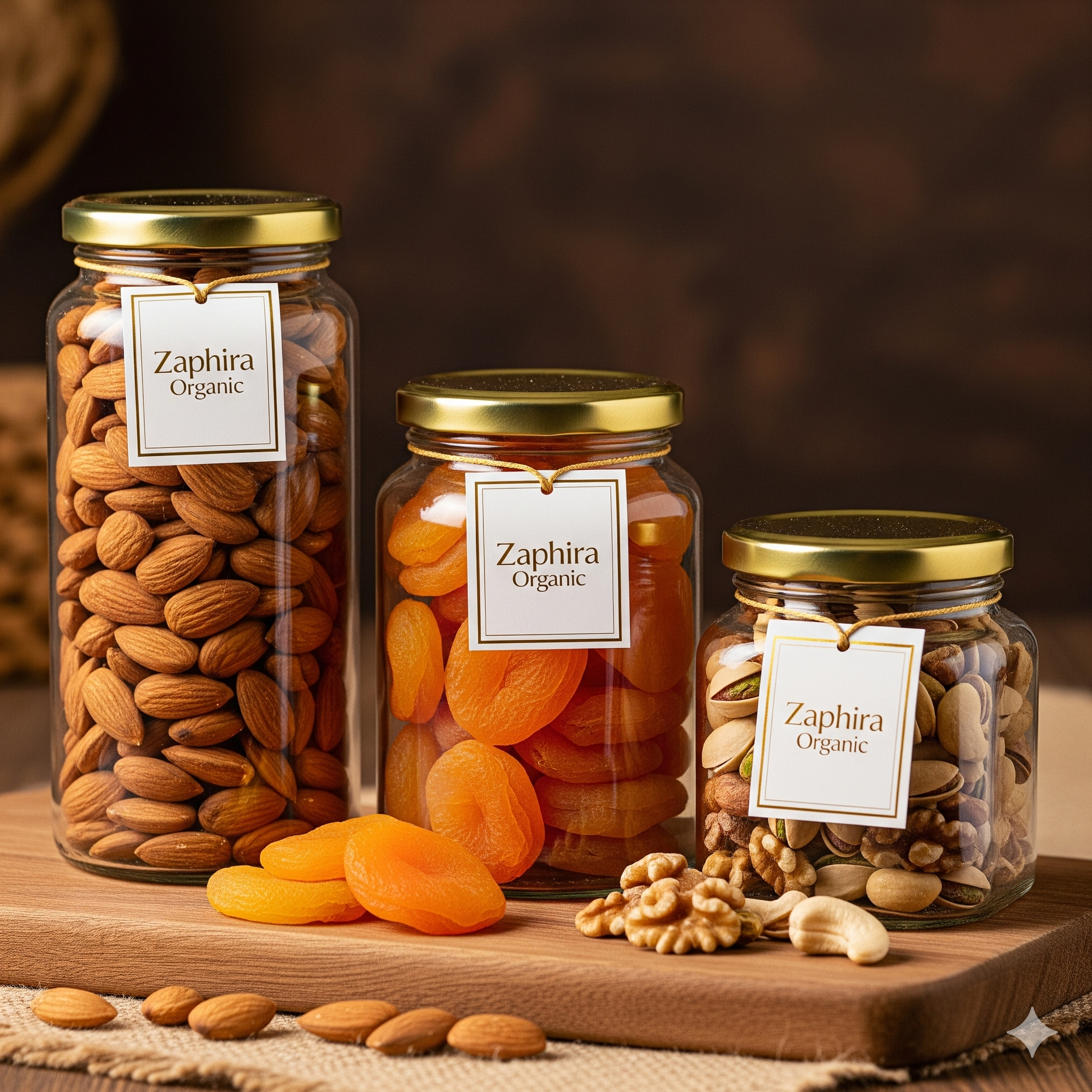 Premium Dry Fruit Jar Set