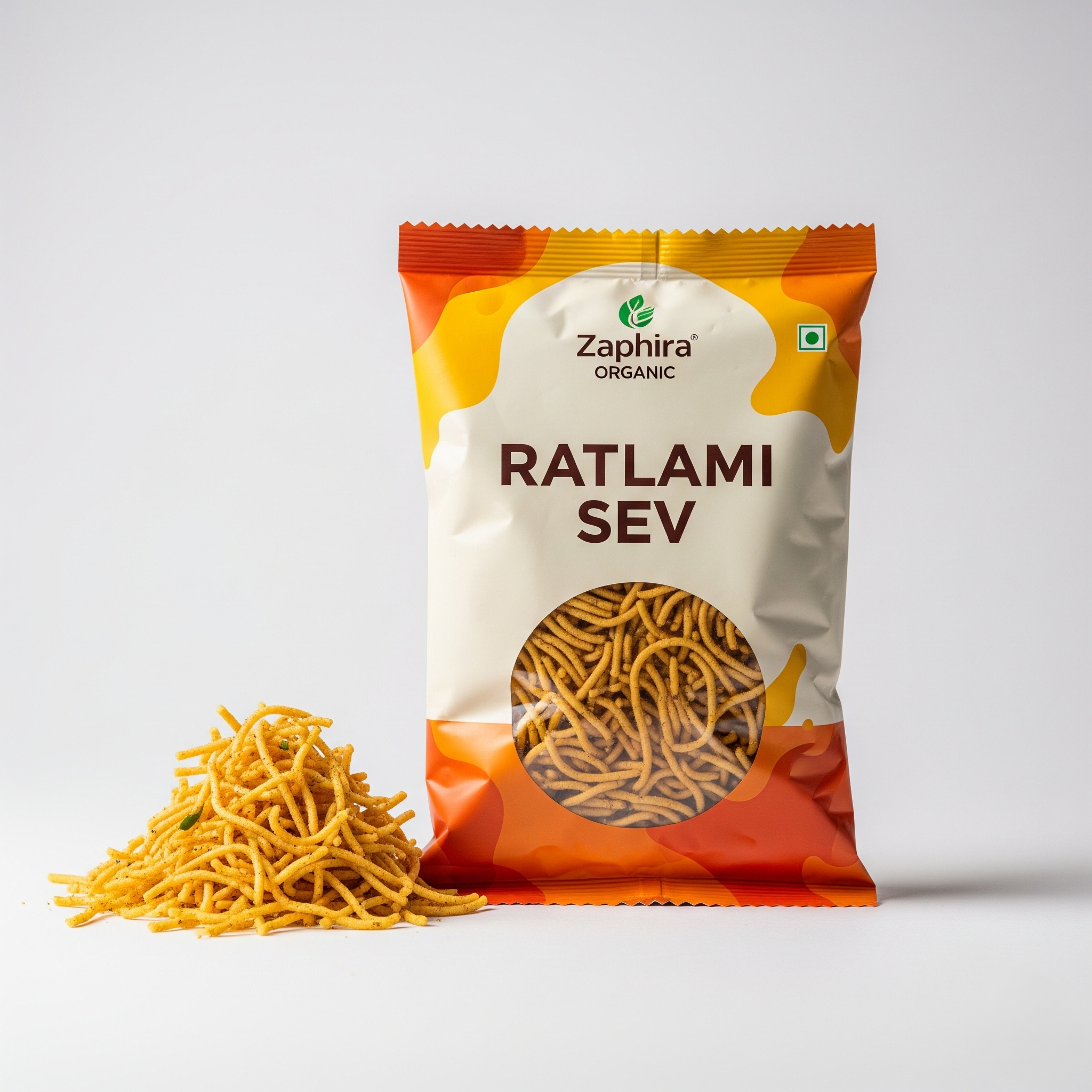 Ratlami Sev 250g - Traditional Indian Namkeen from Zaphira