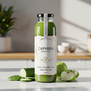 Detox Green Juice (Spinach + Cucumber + Apple + Lemon)