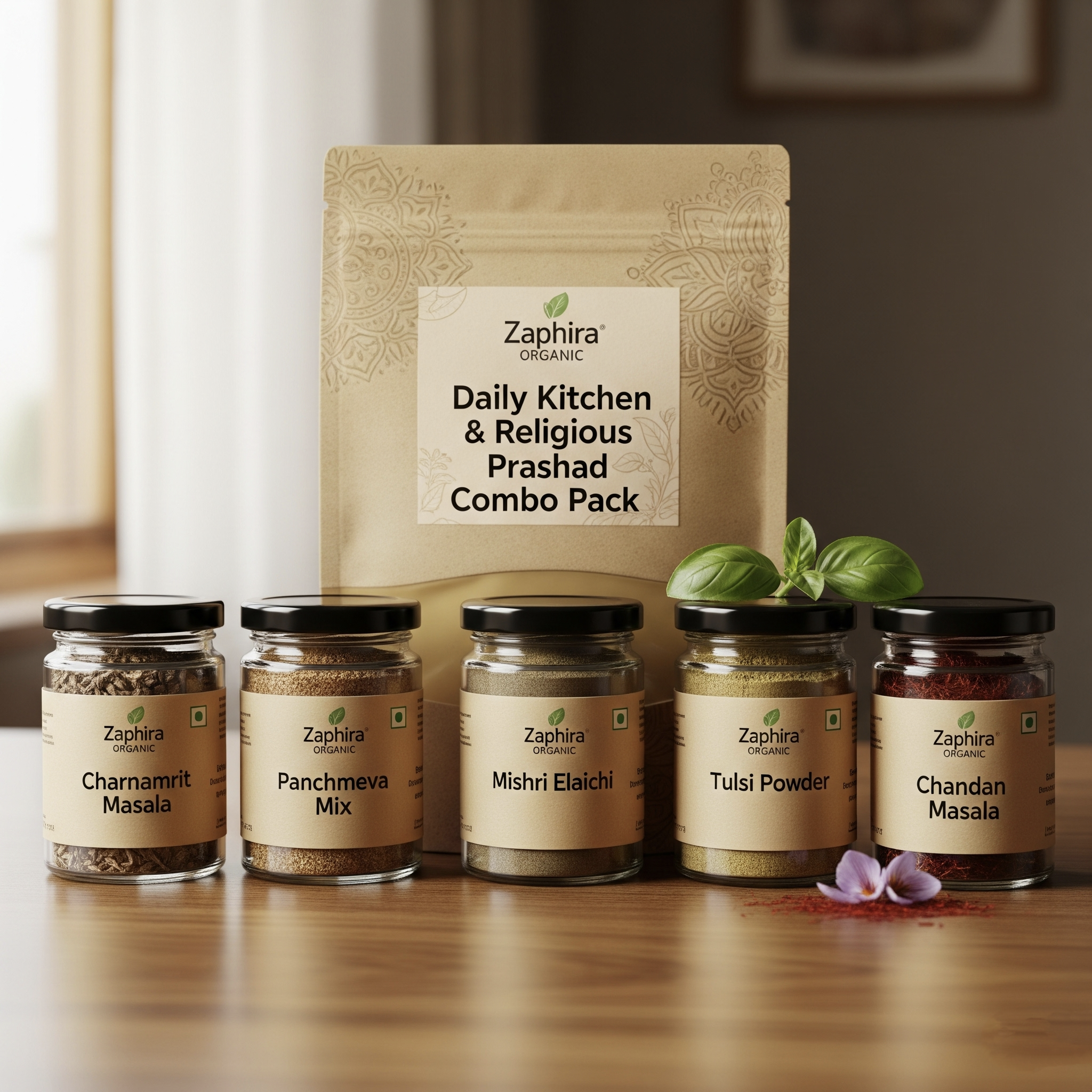 Temple Prasad Masala Pack (5 jars)