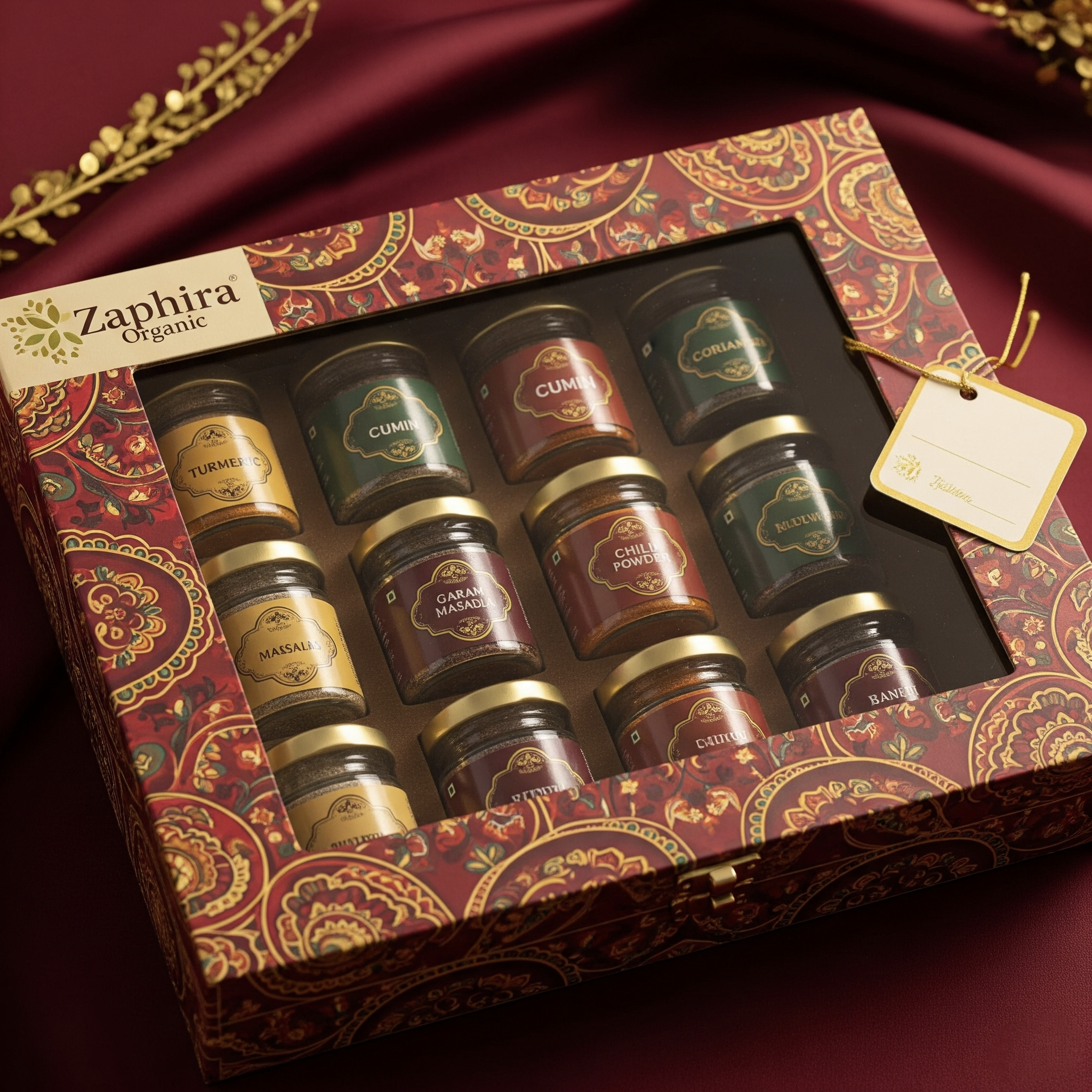 Wedding Gifting Spice Box (12 jars)
