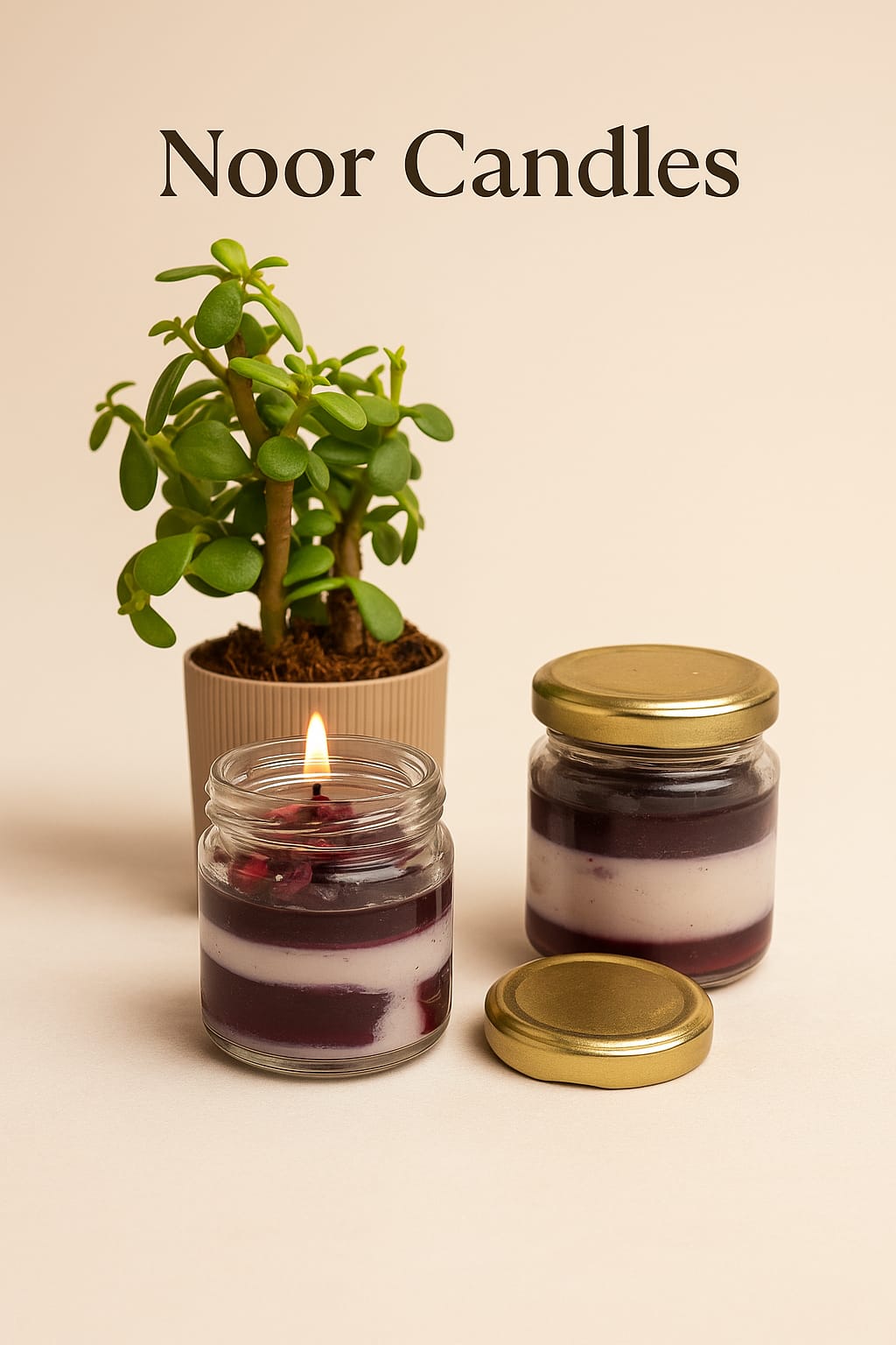 Rose Romance - Floral Soy Wax Candle NoorbyShayan