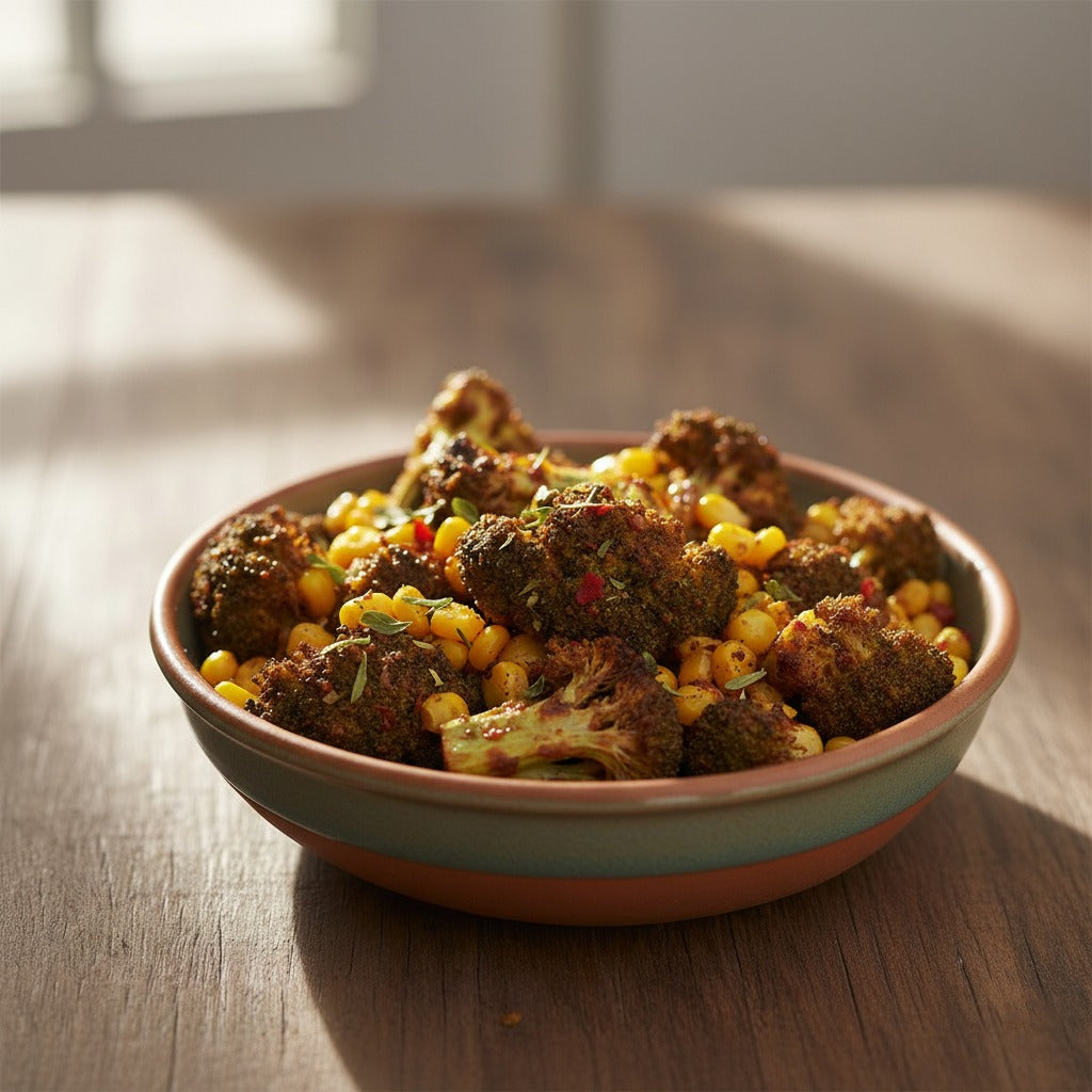 Tandoori Broccoli & Corn Bowl - Sunday Lunch