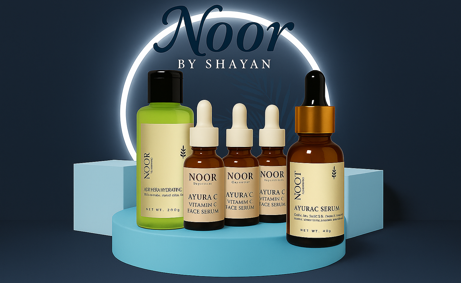 Ultimate Noor Hamper - 2 Shampoos + 3 Soaps + 2 Chocolates + Lip Gloss + Candle + Serum NoorbyShayan