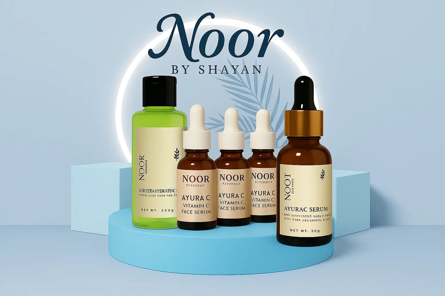 Skincare Starter Box - Aloe Vera Soap + Chandan Soap + Ayura C Serum NoorbyShayan