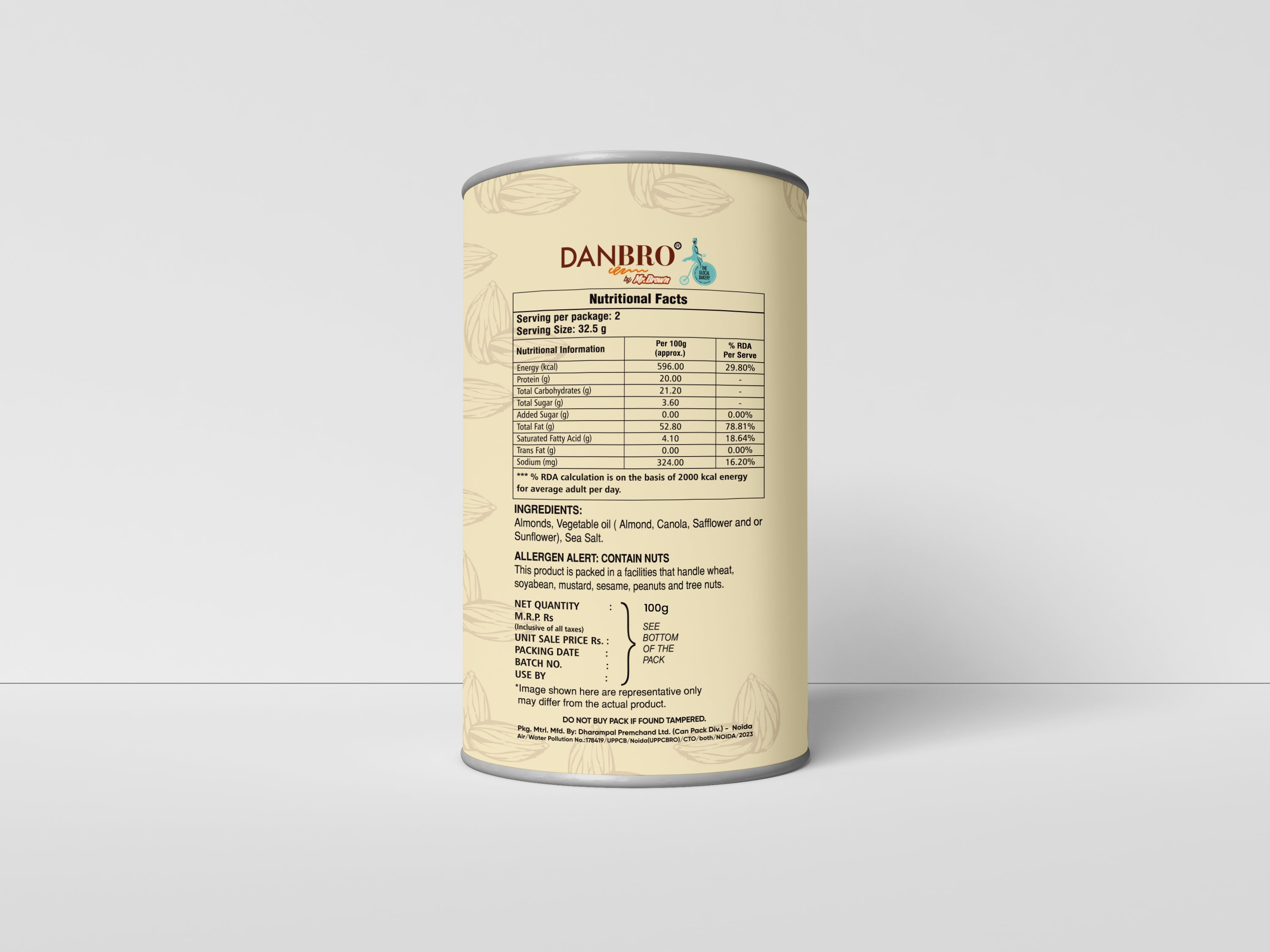 Salted Almond (110g)